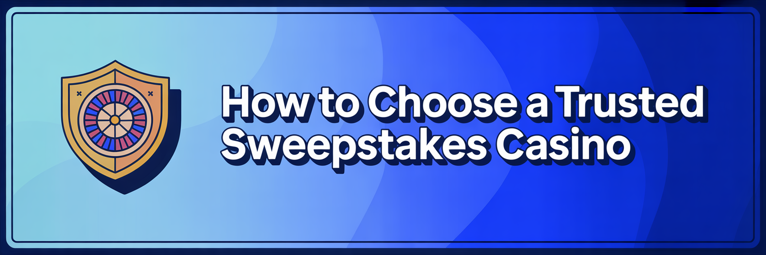 How to Choose a Trusted Sweepstakes Casino